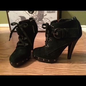 Designer Leather Booties